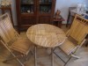 Mobilier bambus pentru gradina/terasa din 3 piese - 2 scaune + masa Mobilier bambus pentru gradina/terasa din 3 piese - 2 scaune + masa