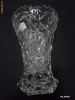 Vaza cristal Boemia gravata manual, anii '70, deosebita