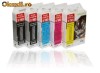 Set 10 Cartuse Canon PGI-520/CLI-521 compatibile PIXMA IP3600 IP4600 MP620 MP980 With Chip
