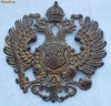 Stema metalica a Austro - Ungariei , aurita , din perioada austriaca a Bucovinei