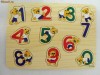 Puzzle lemn - Cifre | Jucarii copii