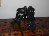 Sandale negre superbe toc inalt