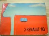 renault 18 ghid de utilizare si intretinere auto
