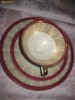 Set pentru 1 persoana Winterling Marktleucten Bavaria vechi din portelan in stil Art- Deco