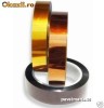 BANDA , FOLIE ADEZIVA DE LIPIT IZOLATOARE TERMICA TERMOREZISTENTA INFRARED DIN KAPTON 12 mm