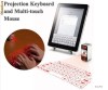 Tastatura virtuala cu proiectie laser pentru iPhone, iPad, Android, Windows si Mac