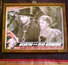 AFIS RECLAMA ORIGINAL FILM WESTERN AMERICAN ,,LA NORD DE RIO GRANDE ,, CU WILLIAM  BOYD , GEORGE HAYES , RUSSELL HAYDEN ,  DIMENSIUNI 35 CM X 27 CM