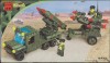 jucarie camion cu lansator de rachete de razboi tip lego, 224 de piese, jucarii educative si distractive pentru copii