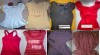 bluza noua office cu funda rosie universala, albastra-gri masura 36,alba,galbena,mov,din voal caramiziu,tricou rosu cu alb,maieu puma marime s