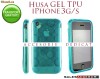 HUSA BLUE SILICON GEL IPHONE 3G 3GS - TRANSPORT GRATUIT