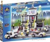 baza de politie tip lego 631 piese,Kazi 6725, jocuri educative pentru copii