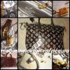 GEANTA FASHION de DAMA, firma LOUIS VUITTON ICE, ARGINTIE, STANTATA, LACATEL si CHEITA BRANDUITE, EDITIE LIMITATA
