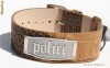 Bratara barabateasca piele POLICE, noua cu eticheta si cutie cadou, PRODUS ORIGINAL PE STOC pret catalog 50 euro
