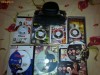 4 JOCURI PSP +3 JOCURI PC + HUSA LOGITECH PSP+HUSA UMEDEURI DIN PIELE PSP