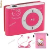 MP3 PLAYER HELLO KITTY CU HUSA SI CASTI HELLO KITTY ROZ+INCARCATOR