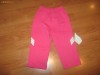 PANTALONI DE TRENING COPII,ROZ, 100% BUMBAC,NOI,MARIME 26,28