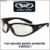 Ochelari de soare si de protectie INDESTRUCTIBILI Hercules, produsi de Global Vision - SUA ; Cadou : un saculet pentru protectie !