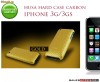 HUSA GOLD CARBON HARD CASE IPHONE 3G 3GS - TRANSPORT GRATUIT