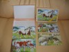 CASETA CU  4 PUZZLE-URI DIN LEMN