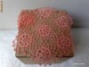 MILEURI MILEU VINTAGE HANDMADE MINIATURA, CROSETAT ATA ROZ BUMBAC, VECHI DE JUMATATE DE SECOL