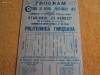 Program fotbal POLI IASI - POLI TIMISOARA 17.09.1978