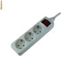 Prelungitor 3 cai 3m 1.5mm cu intrerupator, EXTS-3S3M-SW-CHR Prelungitor 3 cai 3m 1.5mm cu intrerupator, EXTS-3S3M-SW-CHR