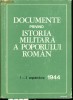 DOCUMENTE PRIVIND ISTORIA MILITARA A POPORULUI ROMAN  1-3 septembrie 1944