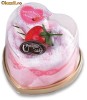 Prosop tort inimioara de ciocolata