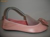 BALERINI  CHANEL PINK DIN PIELE CU FUNDITA