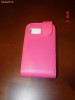 Husa/ toc flip pentru Samsung S5360 Galaxy Y, roz, huse, telefon, gsm