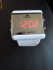 Ceas de mana led-uri Adidas Alb model nou deosebit barbatesc/dama led watch adidas sport curea silicon produs Nou
