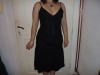 Rochie de vara neagra, trei sferturi 3/4, deosebita si eleganta