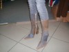 cizme de dama din material de blugi
