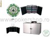 Set de poker de 2000 chip-uri Royal Flush in geanta de aluminiu