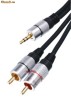3.5mm st.pl - 2x rca pl.c, HQSS3458/2.5