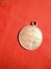 Medalion metal argintat 1 oct. 1900