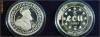 F. RAR ! - Belgia moneda Argint 5 ECU 1987  - UNC