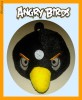 Angry Birds Negru din plus . Jucarie de plus pasare mare 13cm cu ventuza .