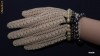 Manusi dama lucrate 100% manual din fir de macrame.