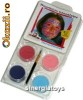 Set pictura pe fata/facepaint 4 culori/glitter Stelute ST204238eul-Venus.Vopsea facepaint germana pe baza de apa, testata, aprob