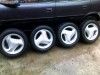 Jante aliaj pe 15 originale Ford Probe 5x114,3 cu cauciucuri Firestone Firehawk 205/55/15 aproape noi merg si pe kia,chevrolet,mazda,mitsubishi,