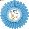 Decoratiune Ghirlanda festiva, diametru 50cm TEDDY BEAR BLUE