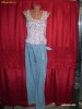 SALOPETA JEANS BLANCO DAMA ''M''