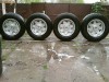 Jante BORBET Mitsubishi Pajero, L200, Land Cruiser + cauciucuri 2x6; 2x8-9 mm 285/60/17 !!!!!!!
