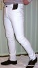 Blugi noi PULL & BEAR albi ( Skinny / Conici / Slim ) (marimea 36) -  92-95 cm in talie