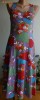 Rochie vintage cu flori si fluturi marime S (anii '70 / inflorata / florala)