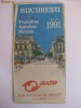 BUCURESTI,GHIDUL R.A.T.B. DIN 1991