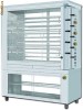 Rotisor profesional pe gaze cu capacitate de 20 pui,cu tava calda si hota profesionala de mari dimensiuni(3m/1m) din inox