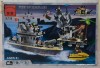 jucarie nava de razboi tip lego, vapor de lupta din 505 de piese si cazemata, vapor lego figurine, Enlighten Combat Zones 819, Fort of the Island