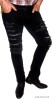 Blugi rupti / moderni H&M Skinny / Conici / Slim - model indraznet ( Marime: 33 ) - 94 cm in talie